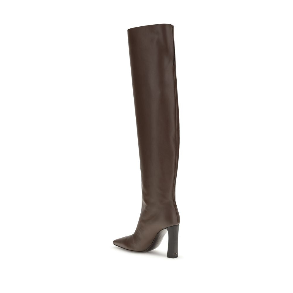 Giuseppe Zanotti Leather Extra High Boots Glam Steals