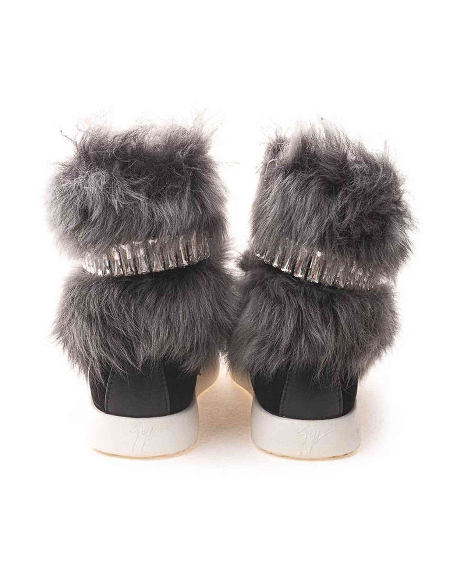 Giuseppe Zanotti Neoprene Black Sneaker Glam Steals