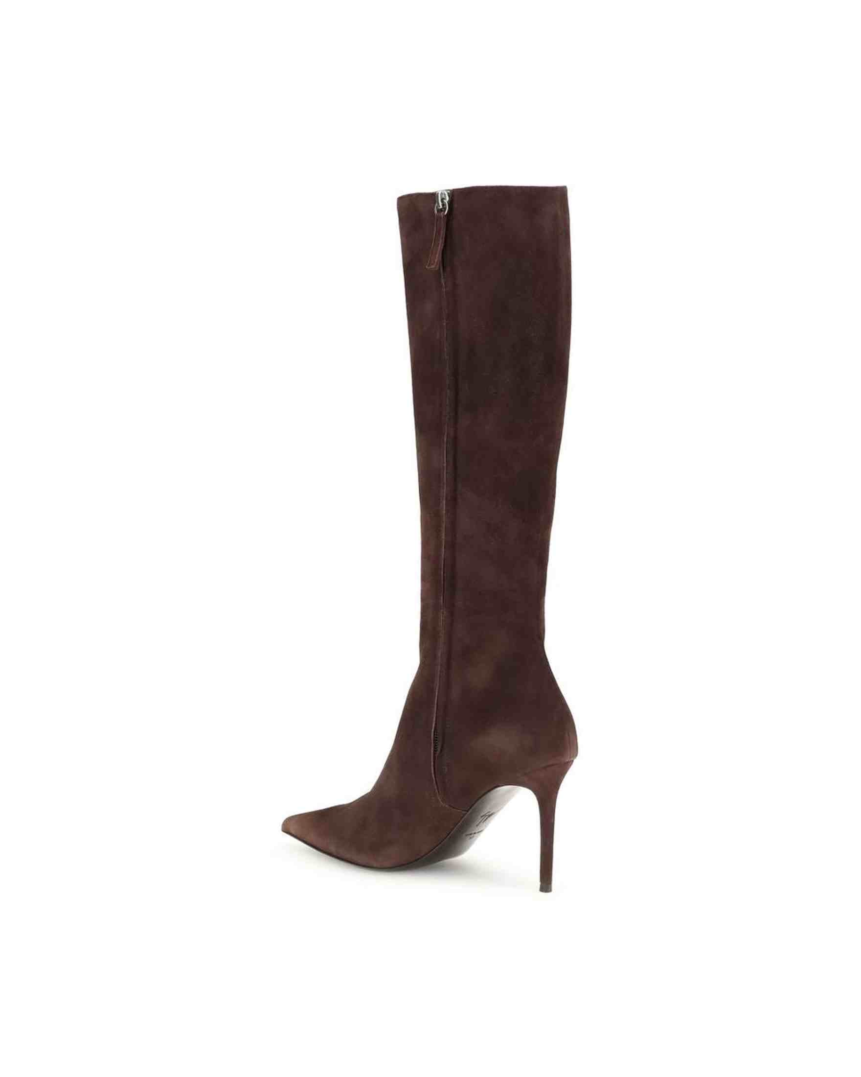 Giuseppe Zanotti Suede High Boots Glam Steals