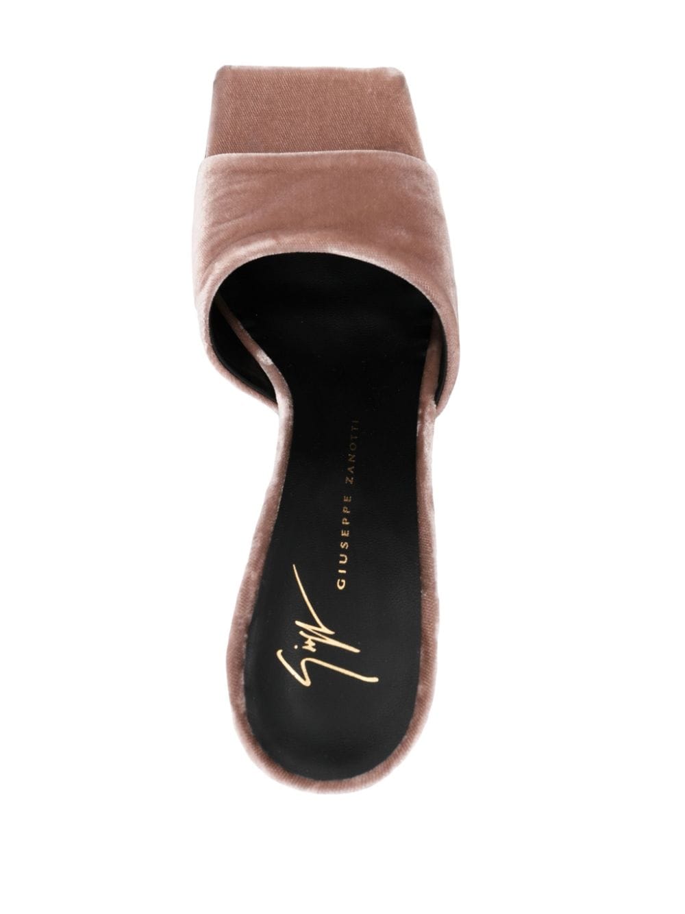 Giuseppe Zanotti Velvet Solhene 90mm Effect Sandals Glam Steals