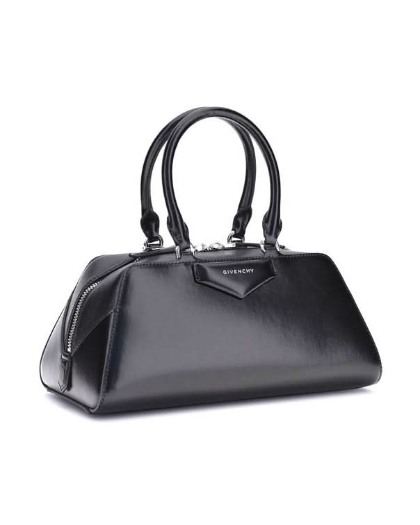 Givenchy Black Calf Leather Bos Taurus Handbag Satchel Bags