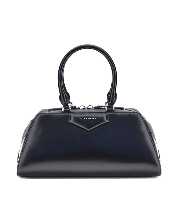 Givenchy Black Calf Leather Bos Taurus Handbag Satchel Bags