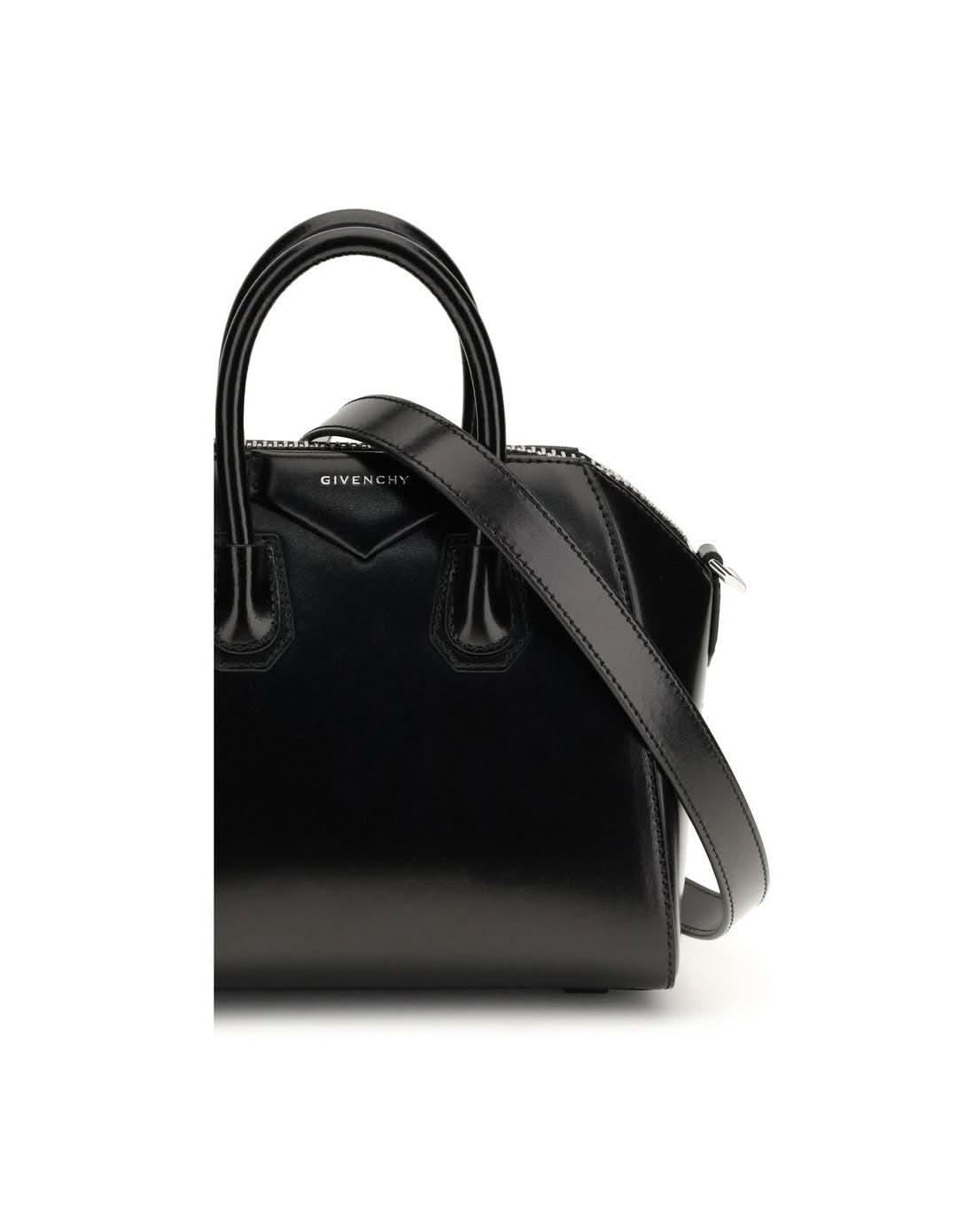 Givenchy Black Calf Leather Bos Taurus Handbag Handbags