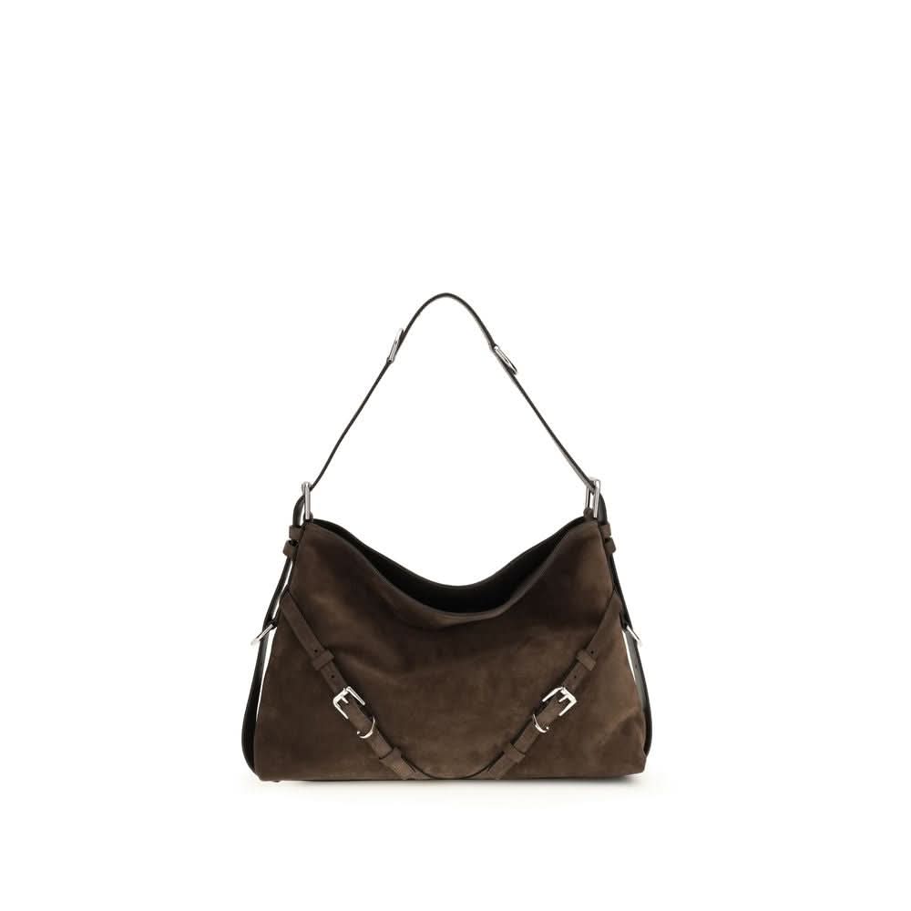Givenchy Black Calf Leather Bos Taurus Shoulder Bag Shoulder Bags