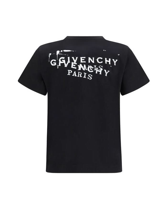 Givenchy Black Cotton T-Shirt T-Shirts