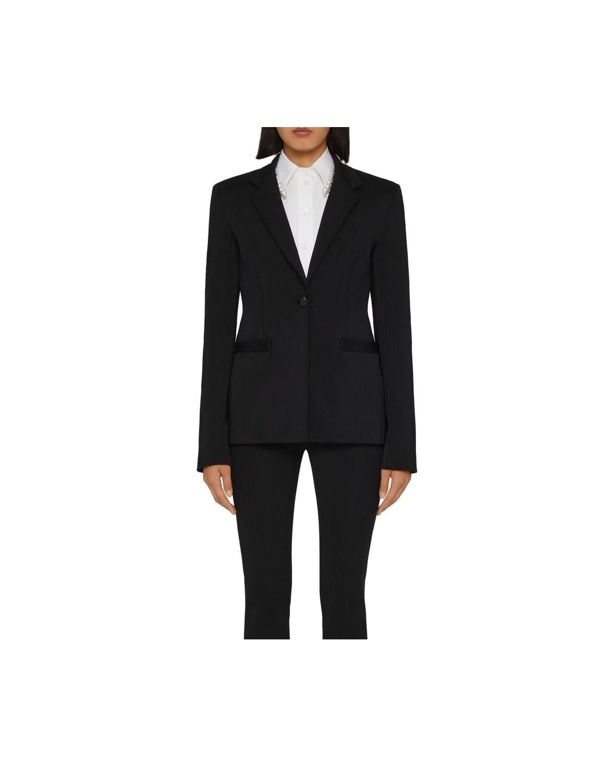 Givenchy Black Elastane Blazer