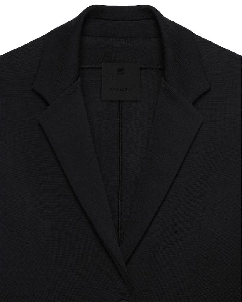 Givenchy Black Elastane Blazer