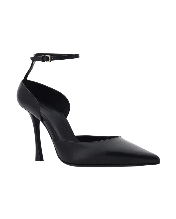 Givenchy Black Lamb Leather High-Heel Sandals Glam Steals