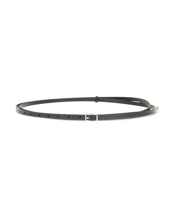 Givenchy Black Leather Calf Bos Taurus Belt Glam Steals
