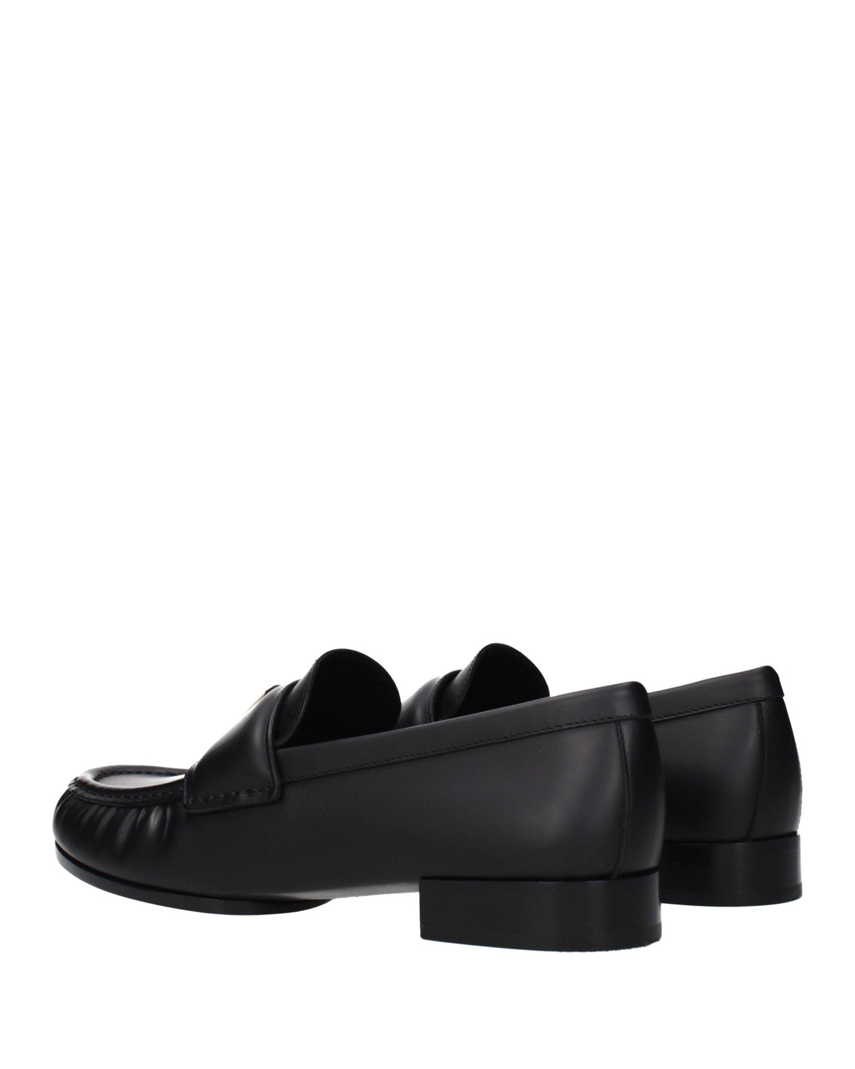 Givenchy Black Leather Slip On Loafers Glam Steals