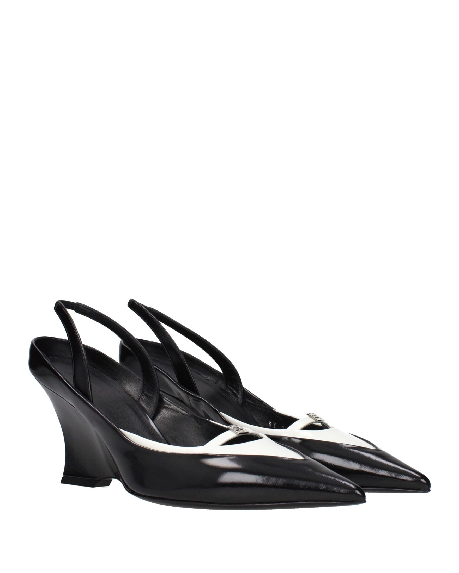 Givenchy Black Leather Wedge Sandals Glam Steals