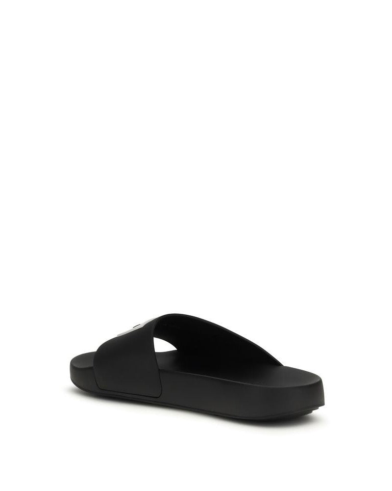 Givenchy Black Rubber Sandals Glam Steals
