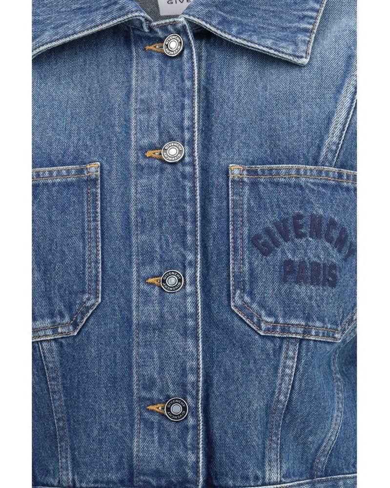 Givenchy Blue Cotton Denim Jacket