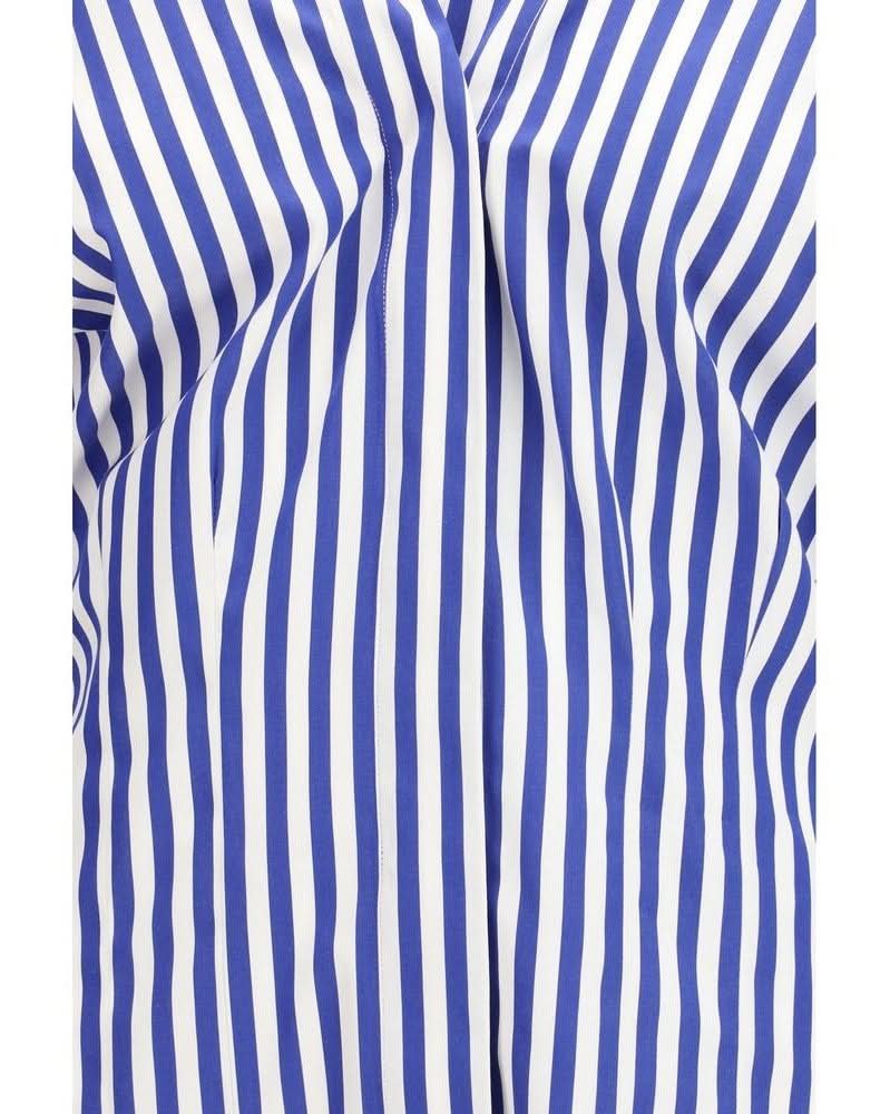 Givenchy Blue Cotton Pattern Shirt