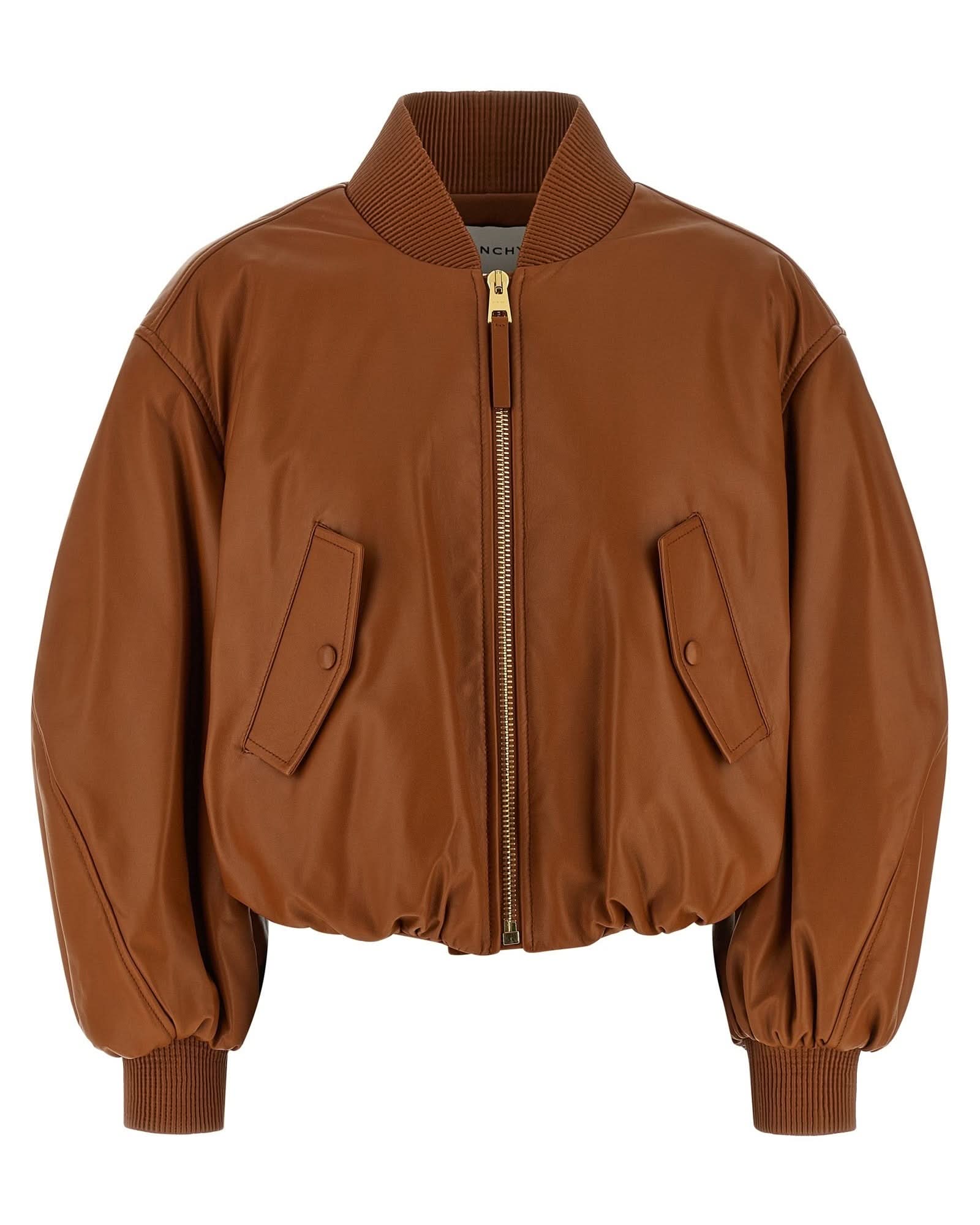 Givenchy Cropped Bomber Jacket Glam Steals
