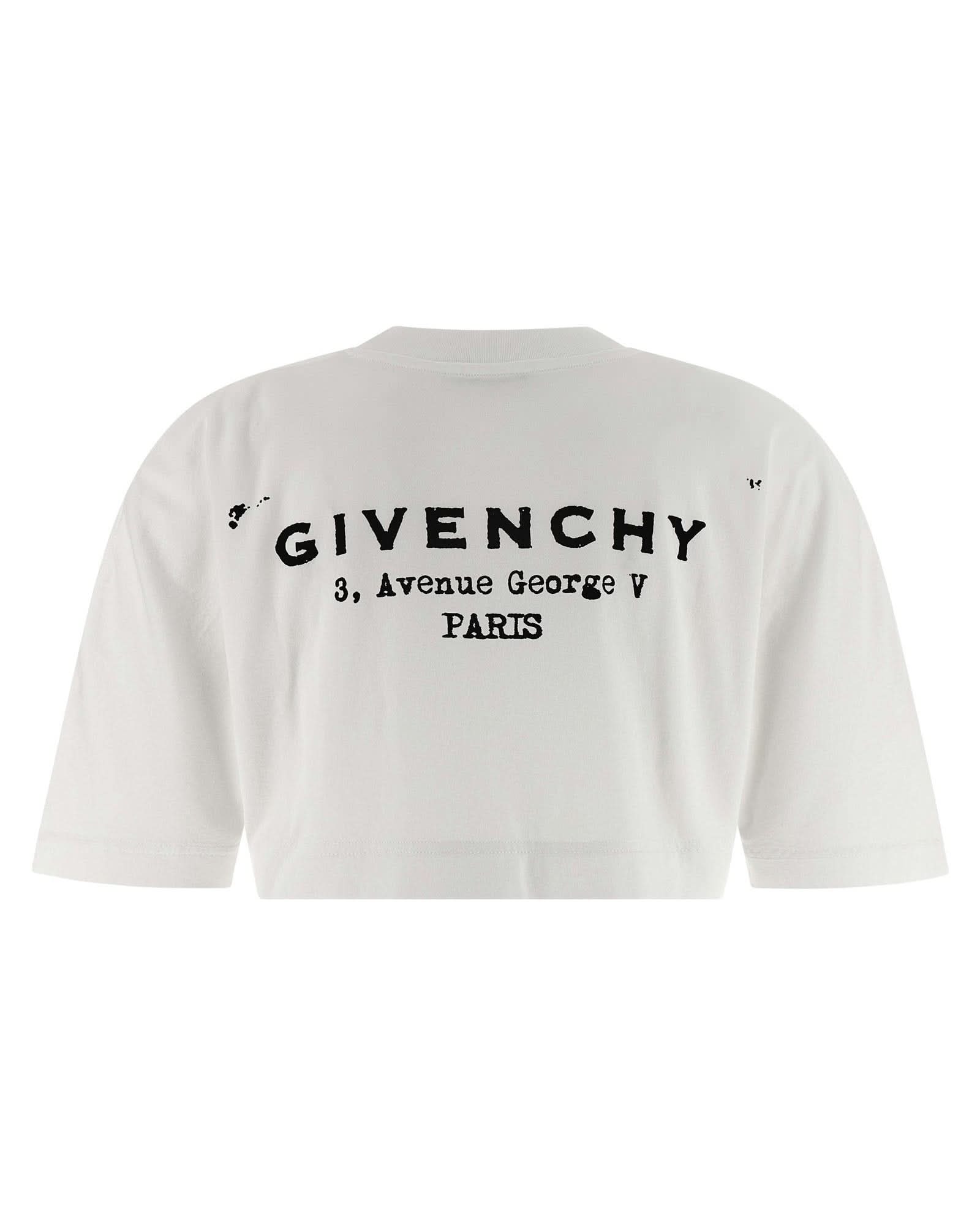 Givenchy Cropped T-shirt Glam Steals