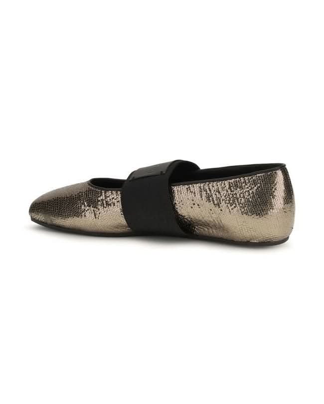 Givenchy Gold Ballet Flats