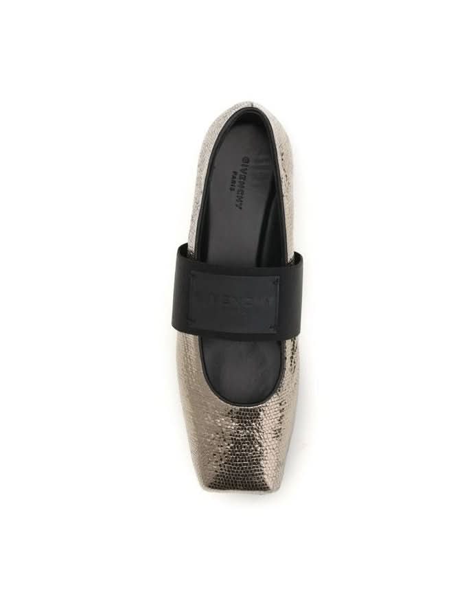 Givenchy Gold Ballet Flats