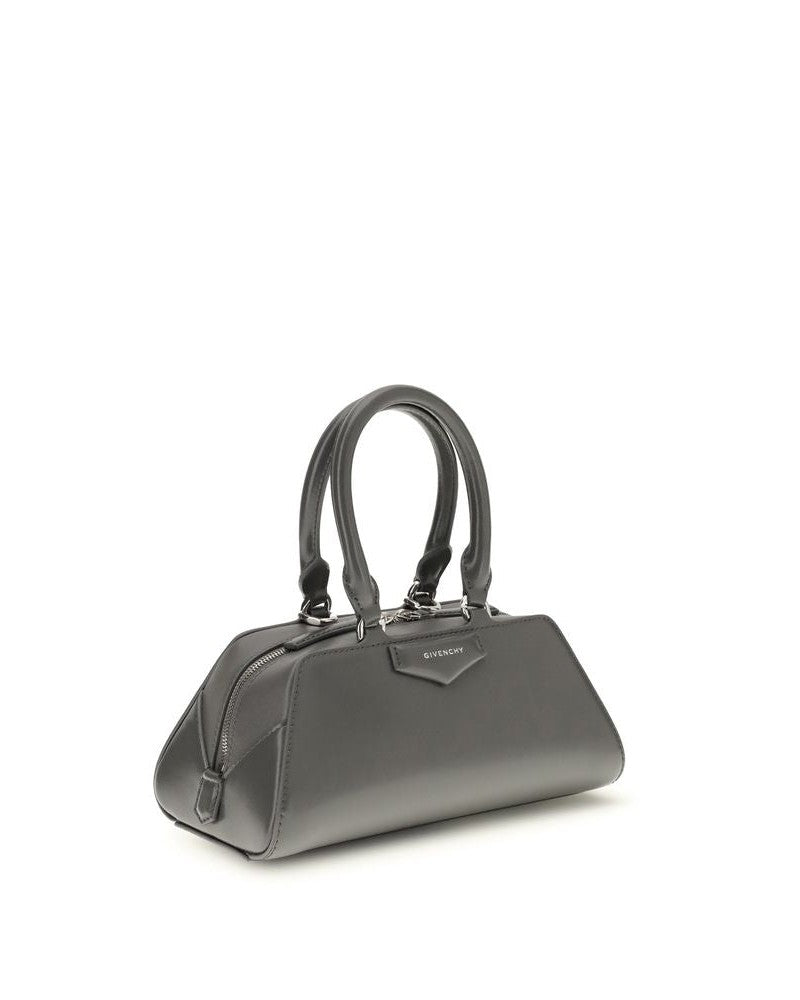 Givenchy Gray Calf Leather Bos Taurus Shoulder Bag Glam Steals