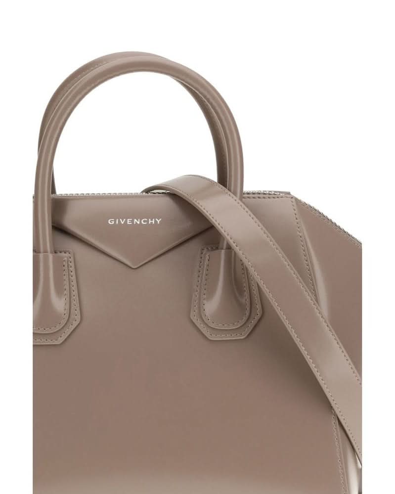 Givenchy Gray Calf Leather Bos Taurus Shoulder Bag Shoulder Bags