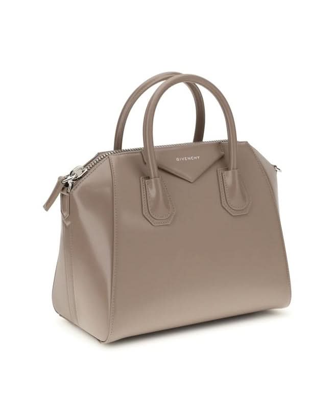 Givenchy Gray Calf Leather Bos Taurus Shoulder Bag Shoulder Bags