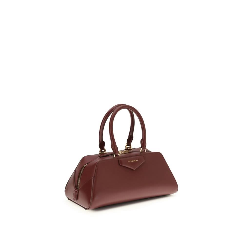 Givenchy Leather Bordeaux Calf Bos Taurus Handbag Satchel Bags