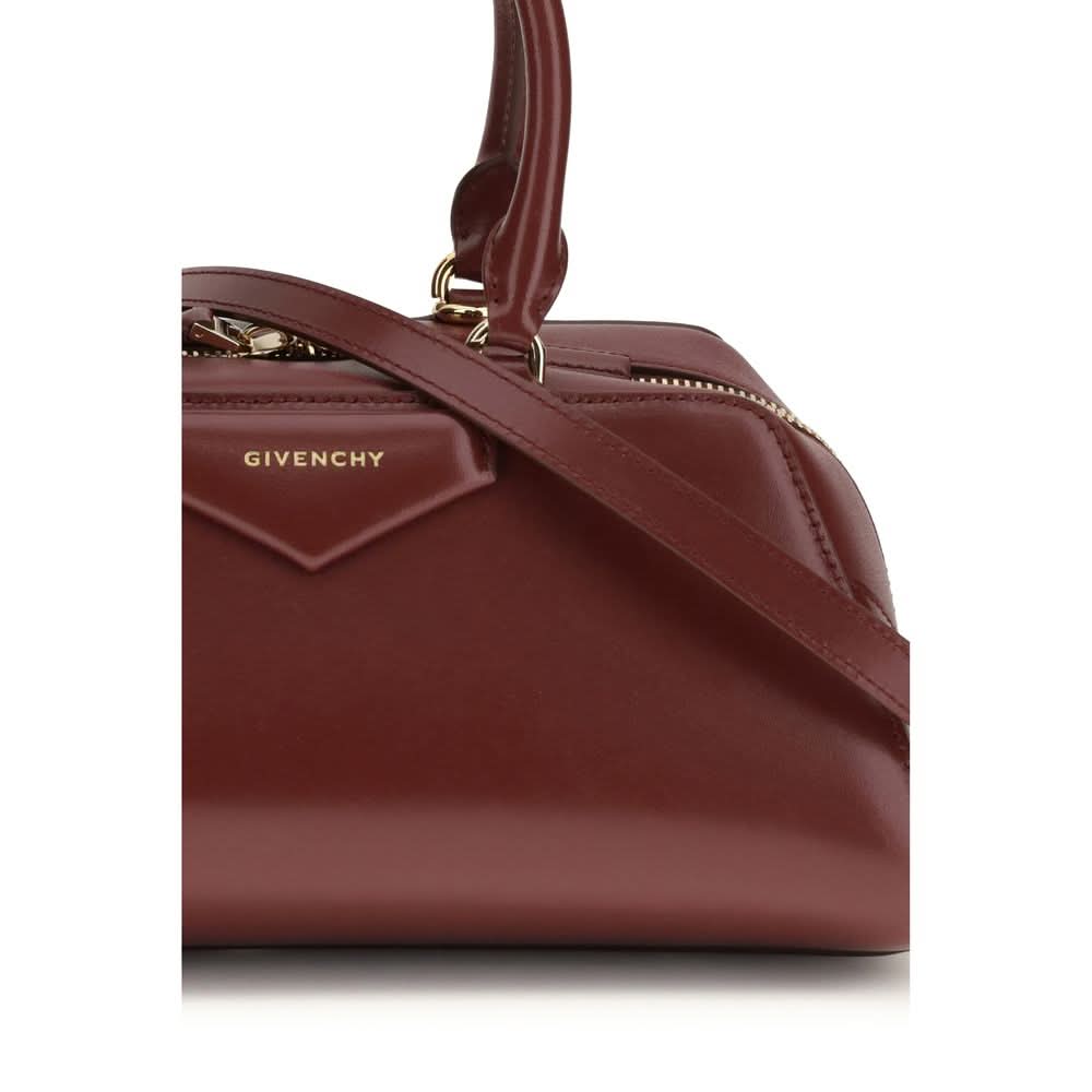 Givenchy Leather Bordeaux Calf Bos Taurus Handbag Satchel Bags