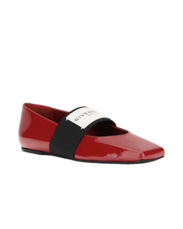 Givenchy Leather Patent SquaRed Ballerinas Glam Steals