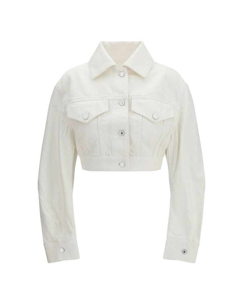 Givenchy White Cotton Denim Jacket Glam Steals