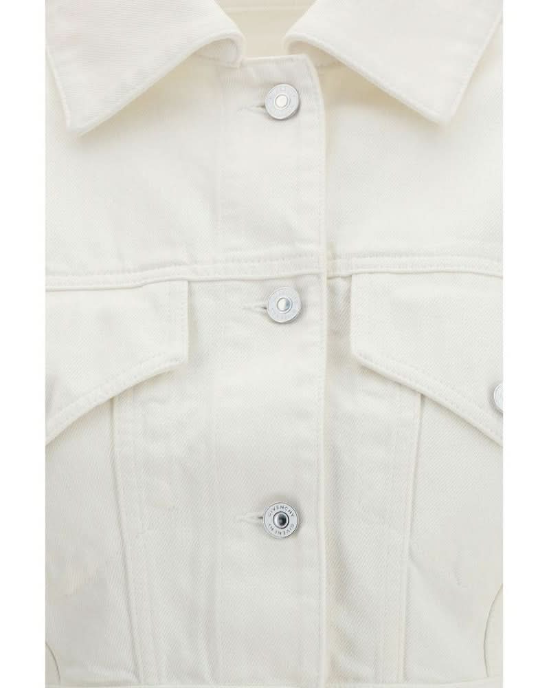 Givenchy White Cotton Denim Jacket Glam Steals