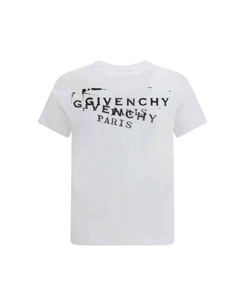 Givenchy White Cotton T-Shirt T-Shirts