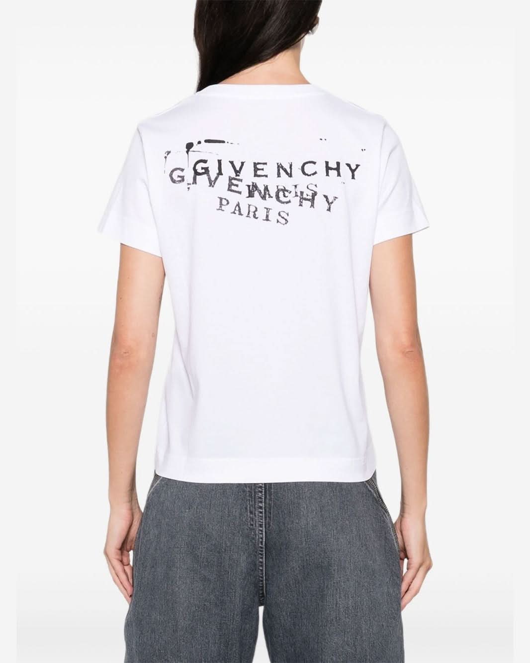 Givenchy White Polo T-Shirt T-Shirts