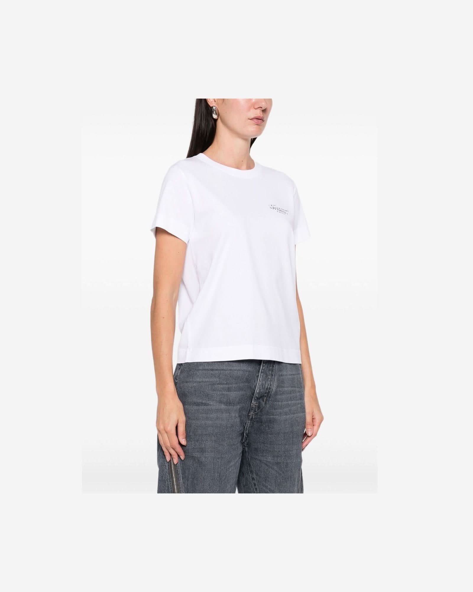 Givenchy White Polo T-Shirt T-Shirts
