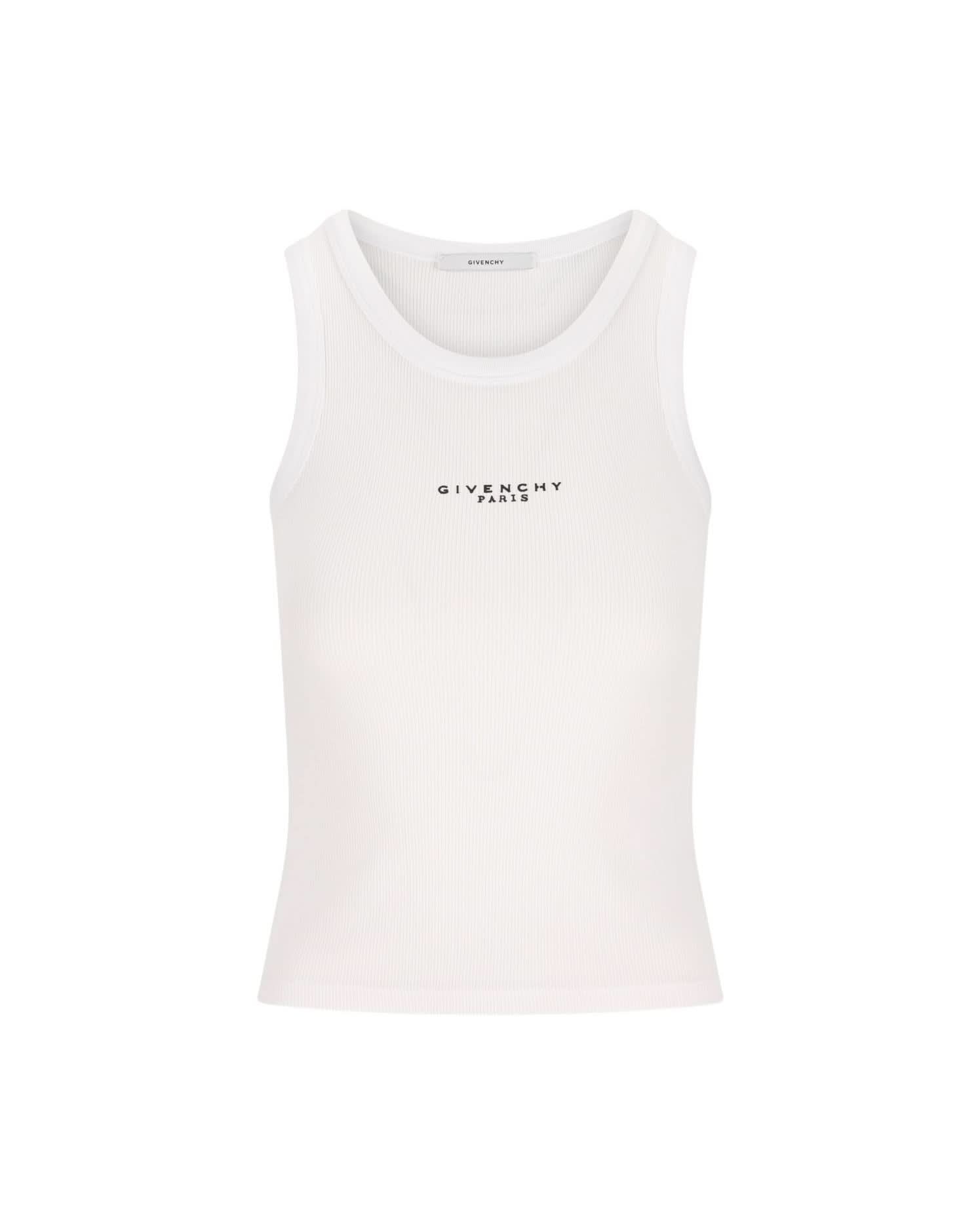 Givenchy White Top Topwear