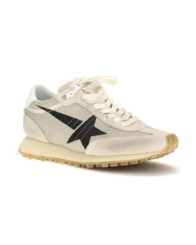 Golden Goose Beige Calf Leather Bos Taurus Athletic Sneakers Glam Steals