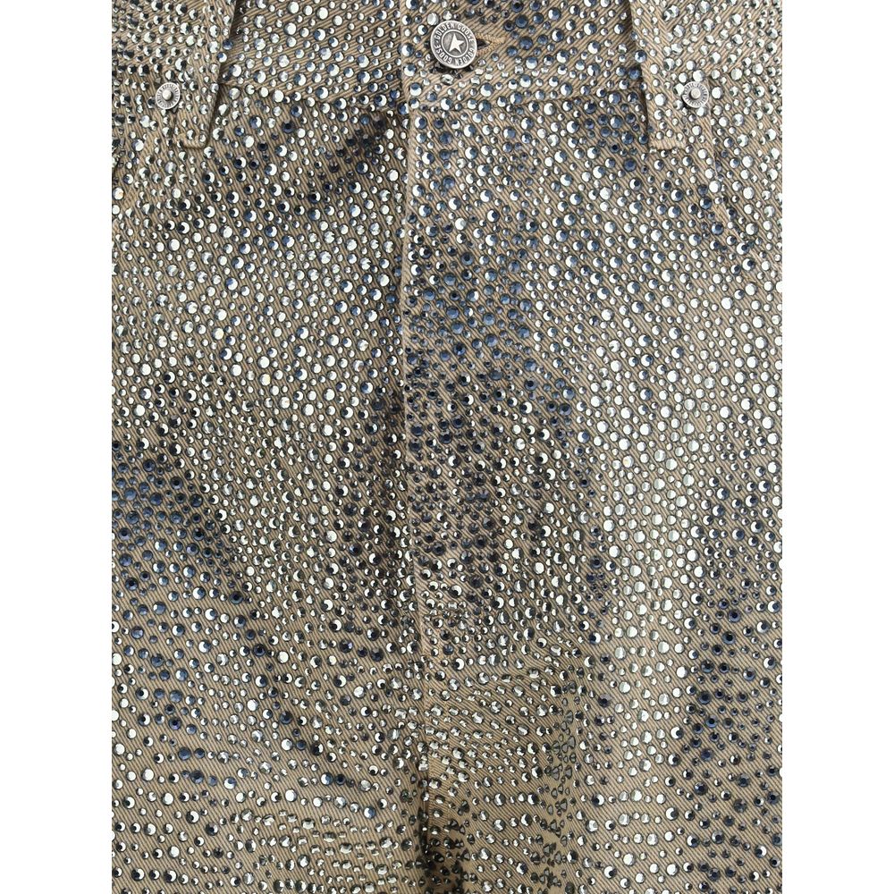 Golden Goose Crystal Straight Jeans Glam Steals
