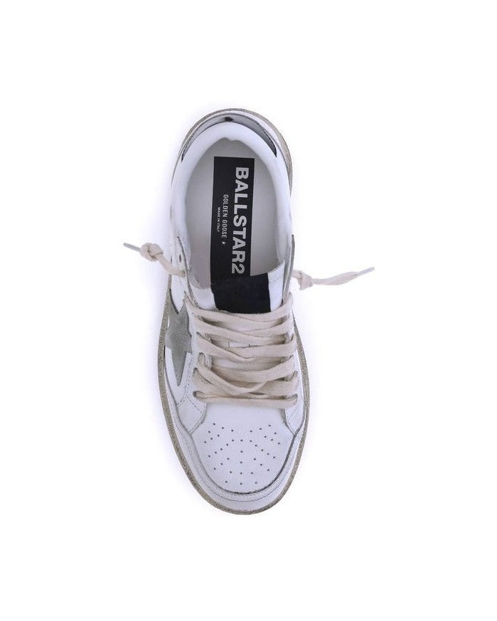 Golden Goose White Calf Leather Bos Taurus Low Top Sneakers Glam Steals