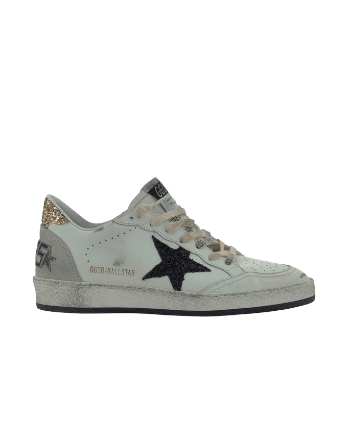 Golden Goose White Goatskin Low Top Sneakers Glam Steals