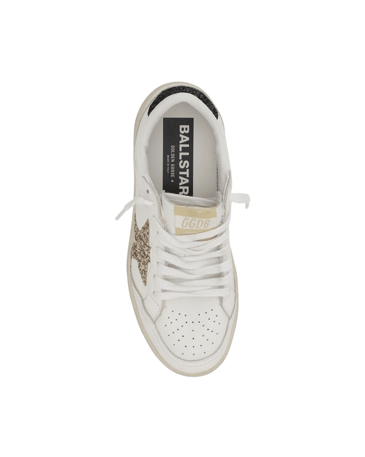Golden Goose White Leather Calf Bos Taurus Low Top Sneakers Glam Steals