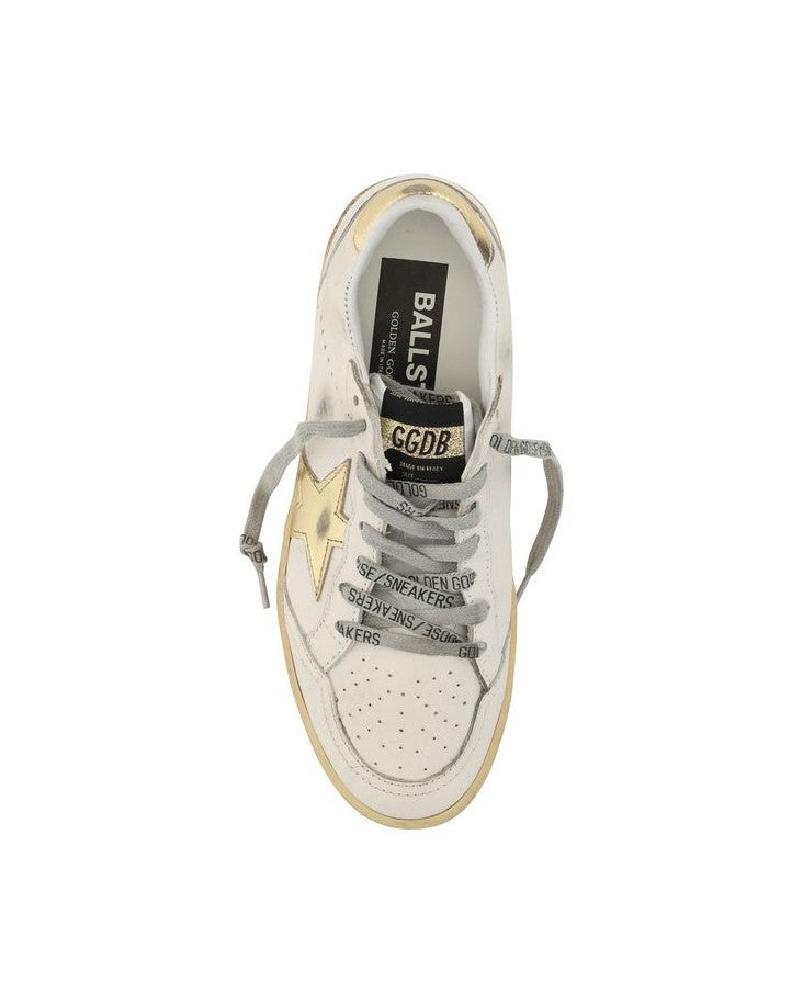 Golden Goose White Rubber Low Top Sneakers Glam Steals