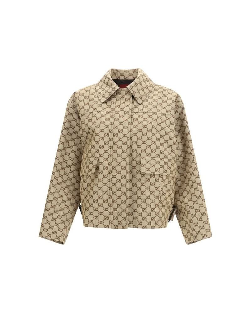 Gucci Beige Cotton Bomber
