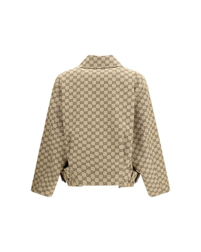 Gucci Beige Cotton Bomber