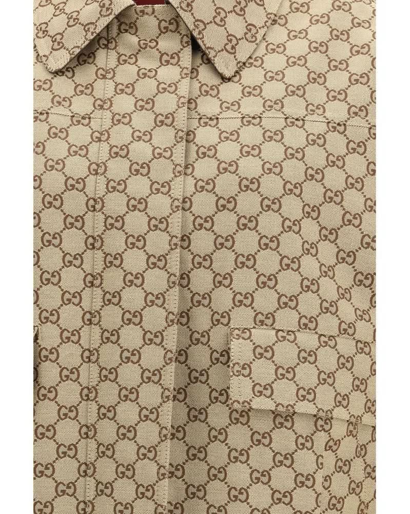 Gucci Beige Cotton Bomber