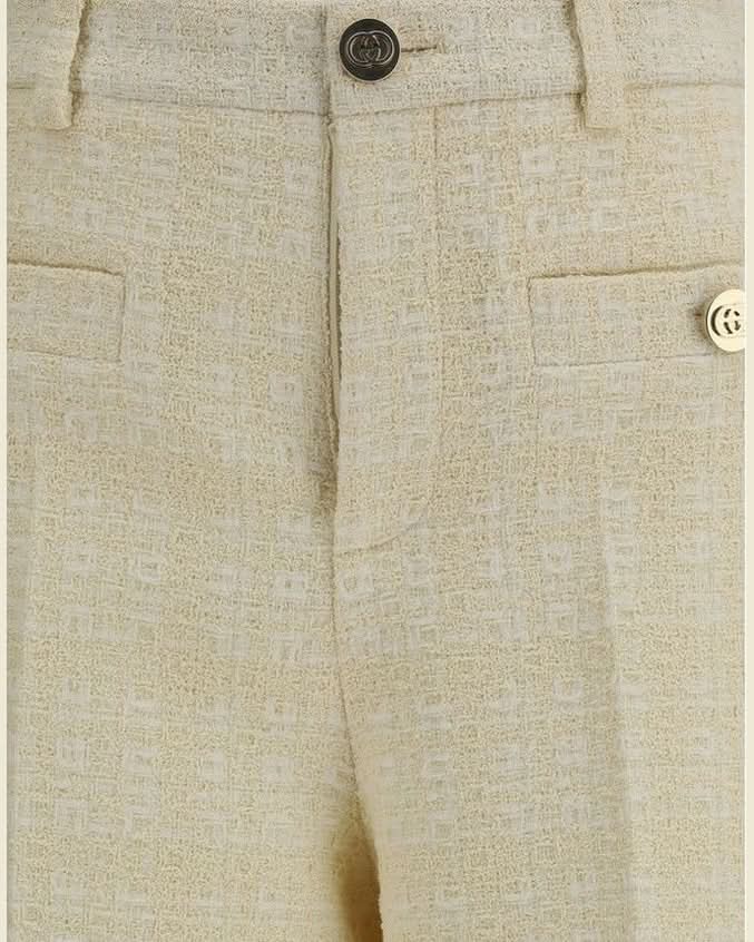Gucci Beige Cotton Casual Pant