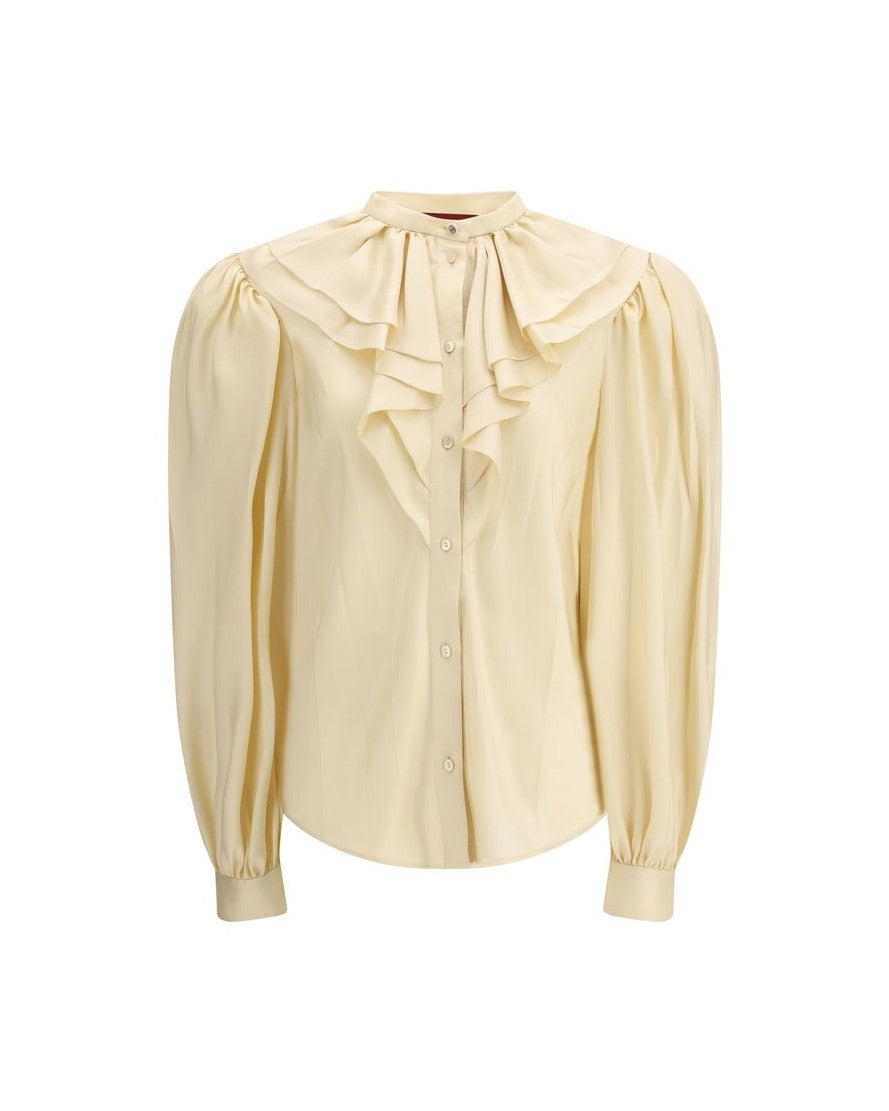 Gucci Beige Silk Shirt