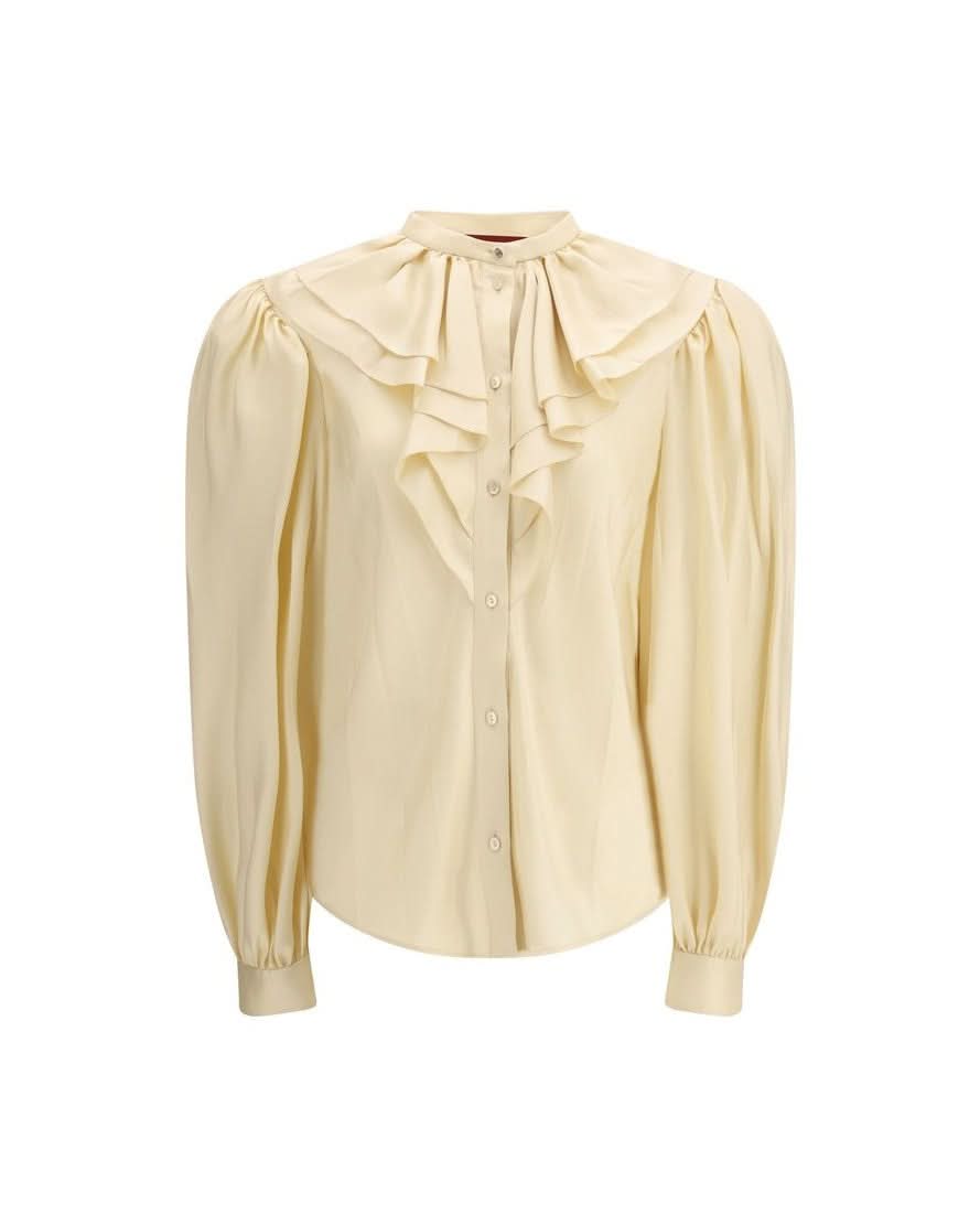 Gucci Beige Silk Shirt