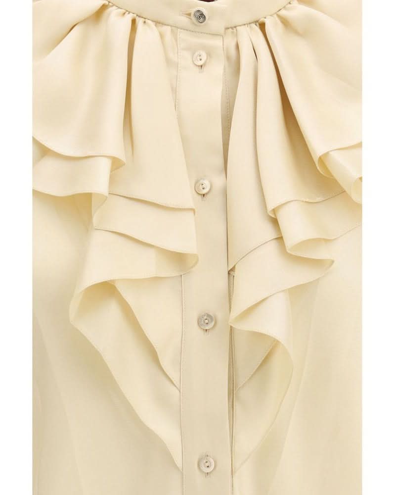 Gucci Beige Silk Shirt