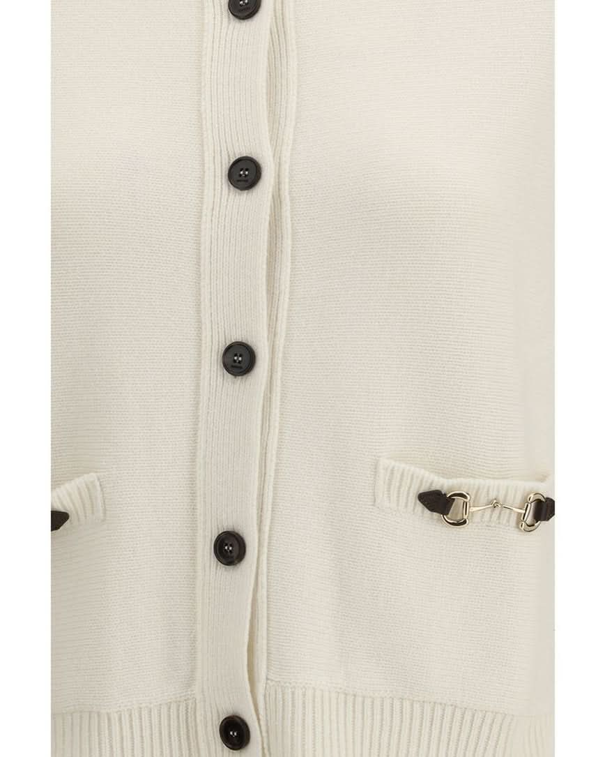 Gucci Beige Wool Cardigan