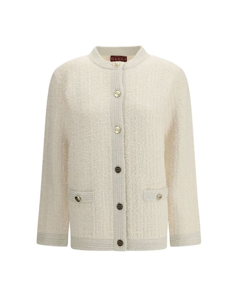 Gucci Beige Wool Cardigan