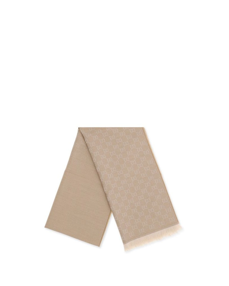 Gucci Beige Wool Scarf Glam Steals